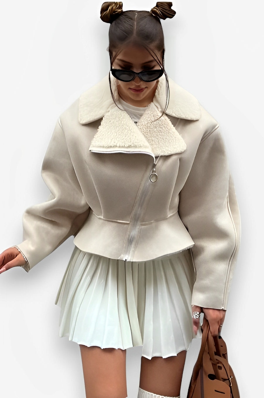 Heidi-Mode | Breite Ärmel Kurze Jacke