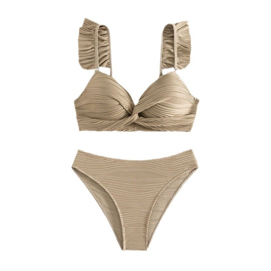 Heidi Mode | Einfarbiger Flash-Strand-Bikini