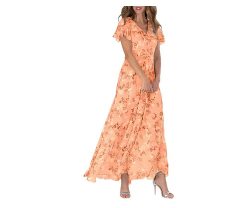 Heidi-Mode | Modischer Damenkleid mit Taill Betonte