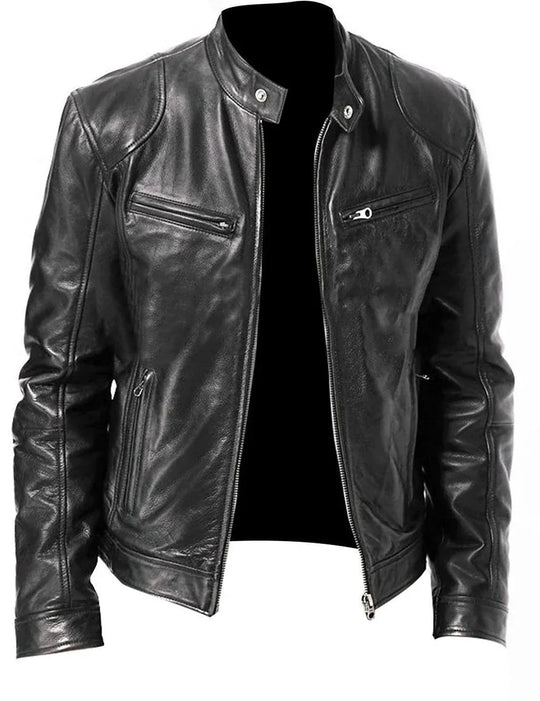 Heidi-Mode | Semi Leder Motorrad Jacke