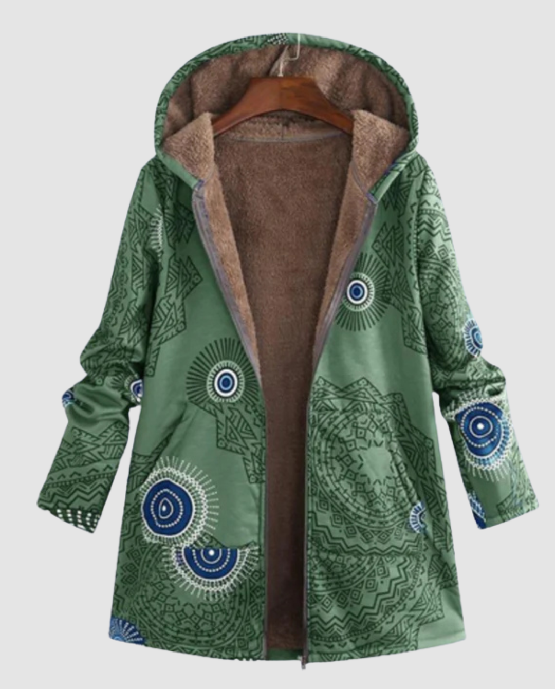 Winterjacke Damen Blumenmuster | Heidi-Mode