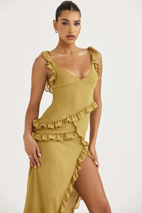 Elegante lange jurk voor vrouwen