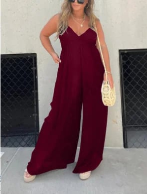 Elegante Jumpsuit met V-hals