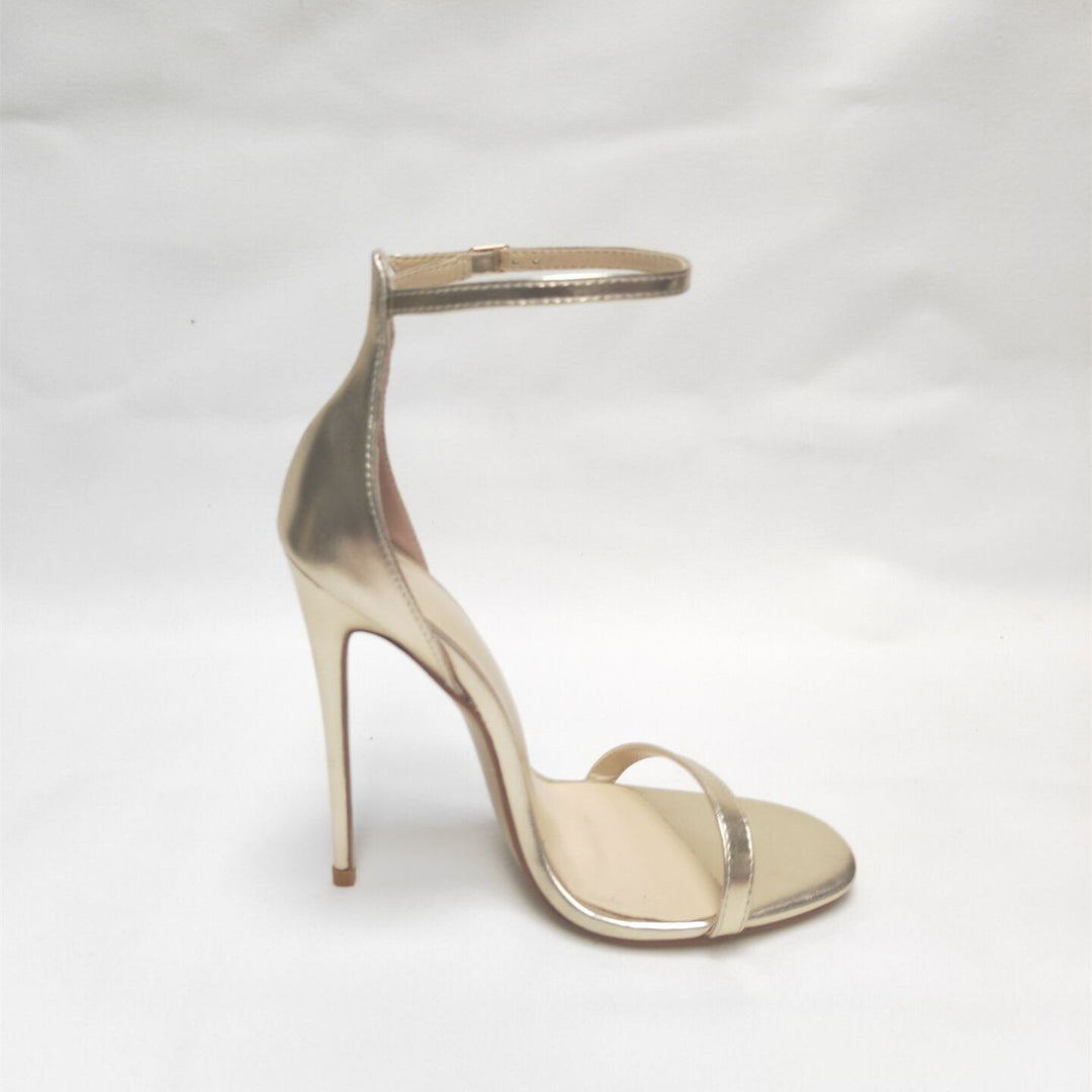 Heidi-Mode | Fischmundschnalle Stiletto Absatz Hohe Absatzsandalen