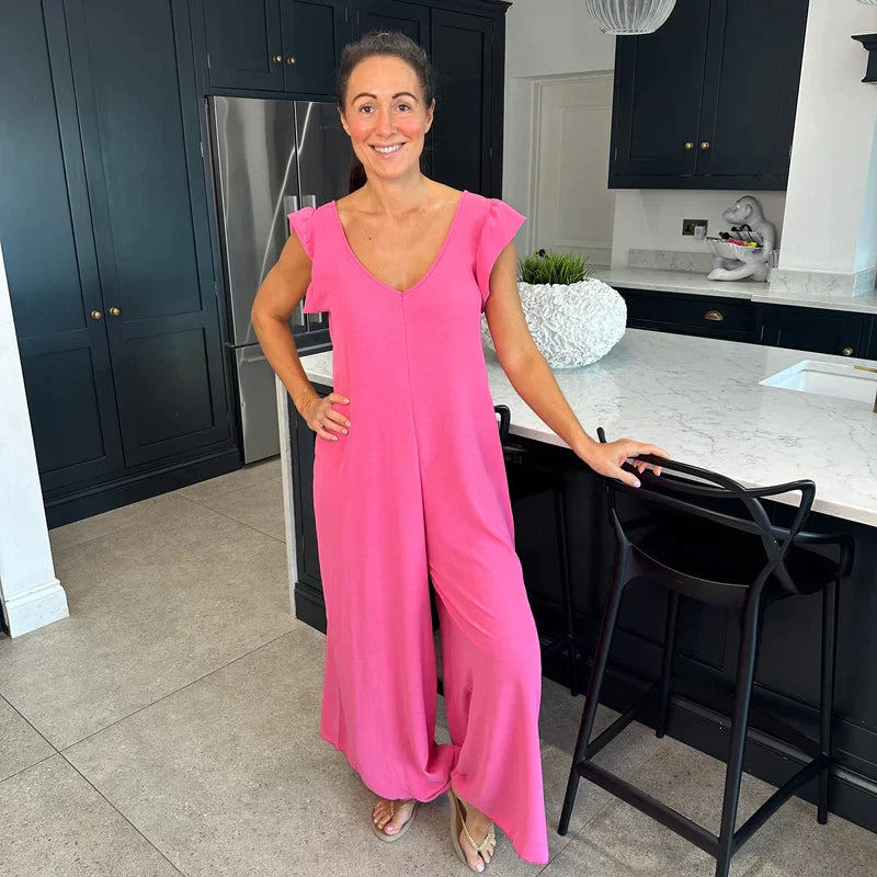 Comfy Sleeves less zomer jumpsuit