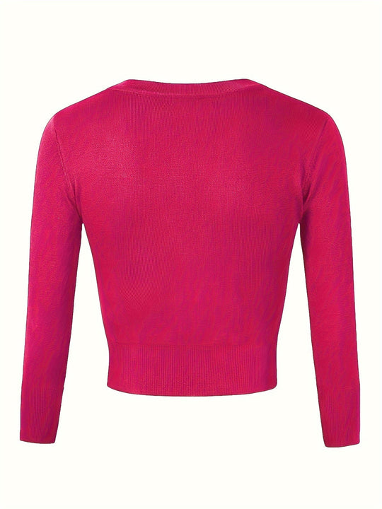 Heidi-Mode | Bolerojacke mit Knopfverschluss