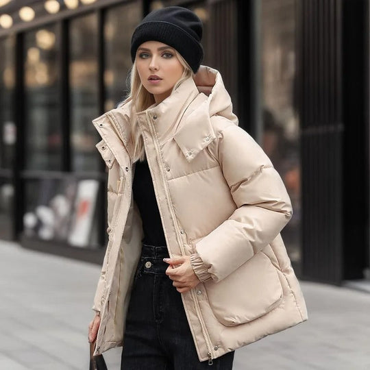 Heidi-Mode | Damen Gesteppter Puffer Mantel