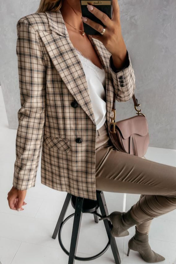 Heidi-Mode | Wappen Doppeltknöpfiger Blazer