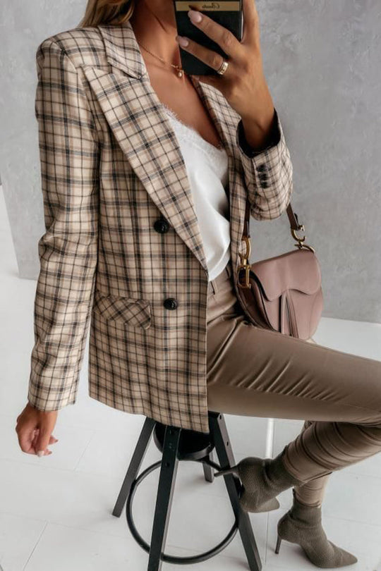 Heidi-Mode | Wappen Doppeltknöpfiger Blazer