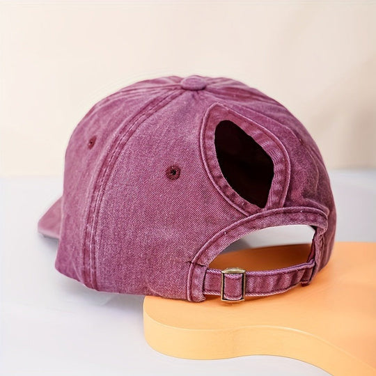 Heidi-Mode | Pferdeschwanz Baseballcap mit Atmungsaktivem Komfort und Uv Schutz
