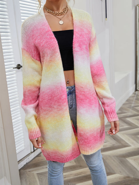 Heidi-Mode | Engel Flügel Vollgröße Gradient Offene Front Cardigan