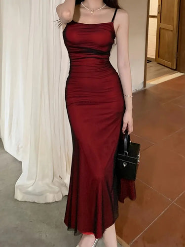 Heidi-Mode | Midi Kleid Glamour Stil Ohne Ärmel