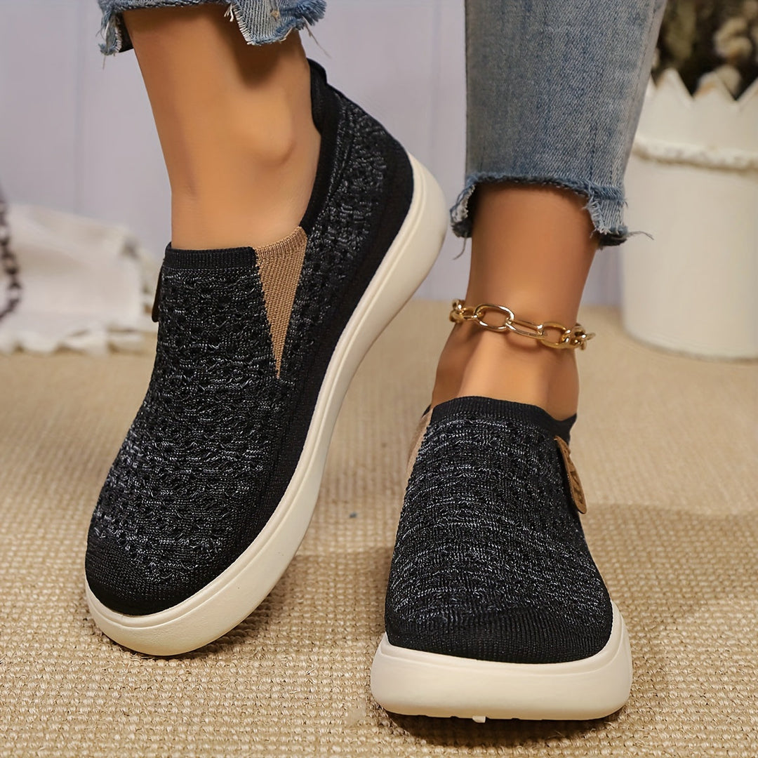 Heidi-Mode | Bequeme Schuhe mit Weicher Sohle, Runde Zehen für Alle Jahreszeiten