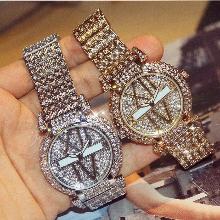 Heidi-Mode | Ladies' wristwatch with diamonds