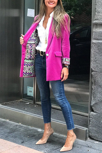 Heidi-Mode | Für Eternity Wende Retro Druck Blazer