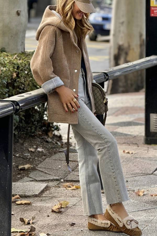 Heidi-Mode | Neopren Braun Gummi Jacke