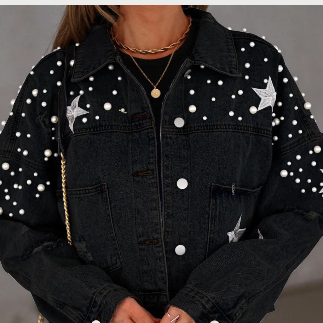 jack met parelversiering en steraccenten
