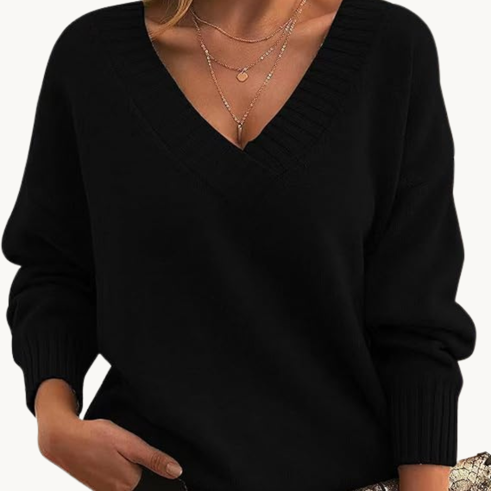 Heidi-Mode | Kaschmir-Pullover Mit V-Ausschnitt Für Frauen