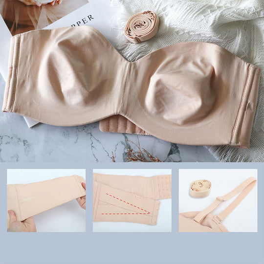Heidi-Mode | Weicher und Dehnbarer Strapless Bh