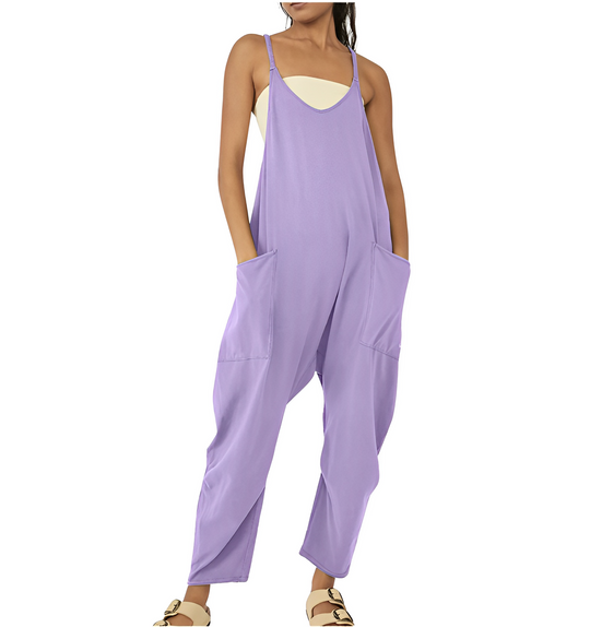 Heidi-Mode | Damen Eleganter Leichter Jumpsuit mit Handgefertigten Details für Festliche Anlässe