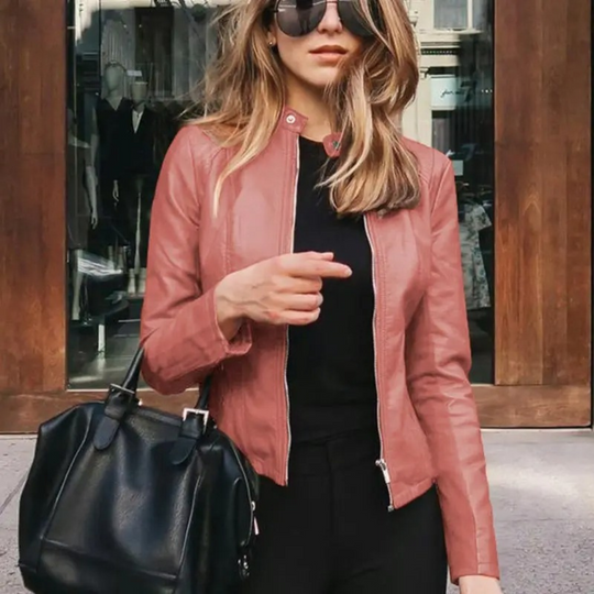 Heidi-Mode | Damen Leder Motorradjacke