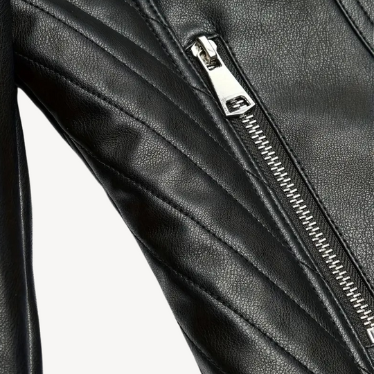 Heidi-Mode | Fake-Leder Bikerjacke für Frauen