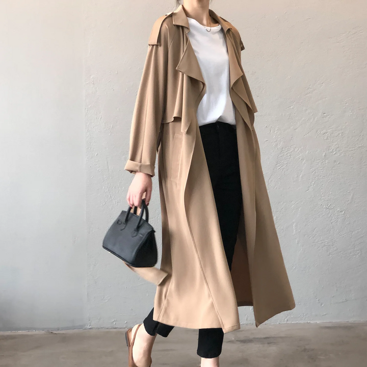 Trenchcoat Offene Vorderseite Damen