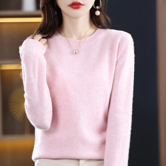 Heidi-Mode | Kaschmir Pullover Damen Klassischer Rundhals, Weich & Stylisch
