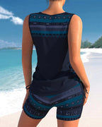 Heidi-Mode | Druck Tankini Set