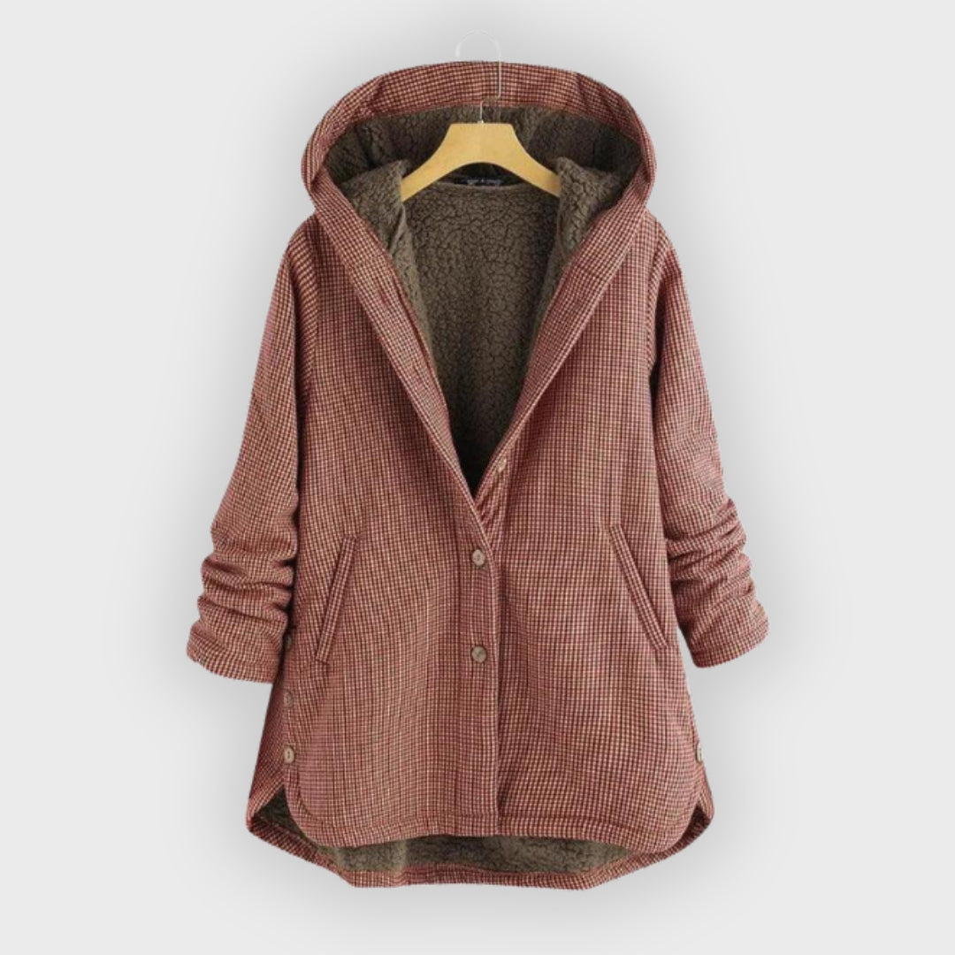 Heidi-Mode | Kapuzenpullover Jacke Fleece Gefüttert
