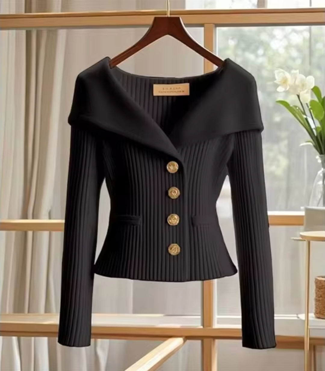 Heidi-Mode | Gestrickte Kurze Strickjacke