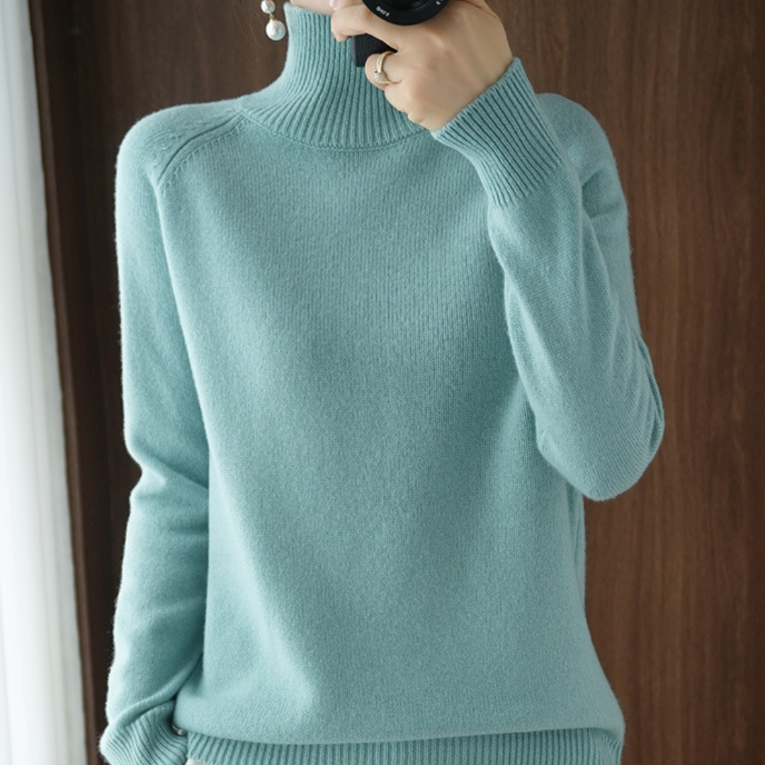 Heidi-Mode | Rollkragen Pullover aus Merinowolle