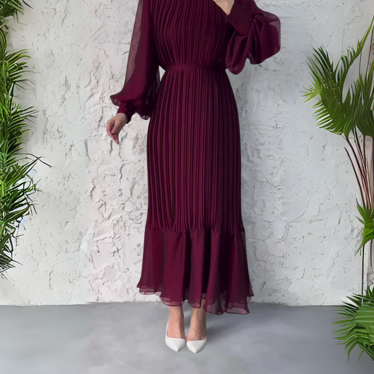 Heidi-Mode | Plissee Elegantes Kleid