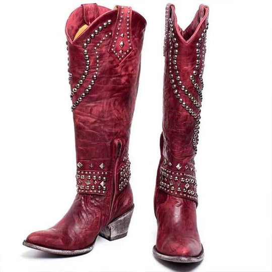 Heidi-Mode | Cowboystiefel mit Absätzen