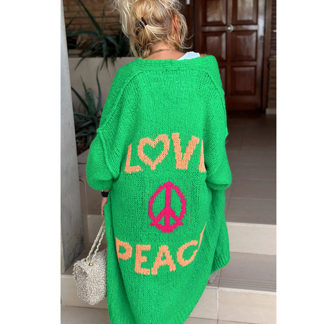 peace strickjacke - Ibiza