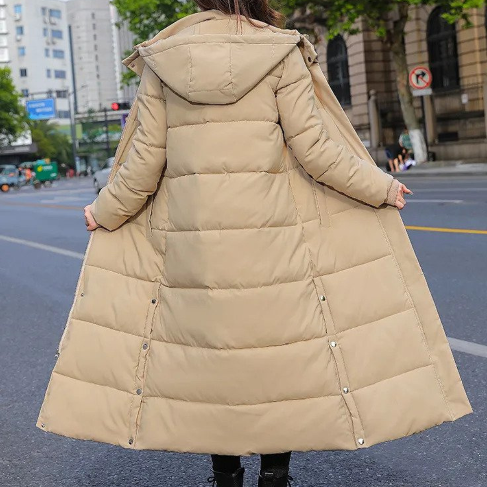 Parka Long manteau d'hiver matelassé pour femmes