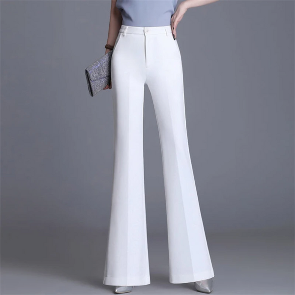 Heidi-Mode | Elegante Enganliegende Hohe Taille Flared Hosen