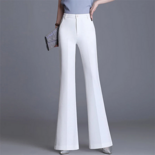 Heidi-Mode | Elegante Enganliegende Hohe Taille Flared Hosen