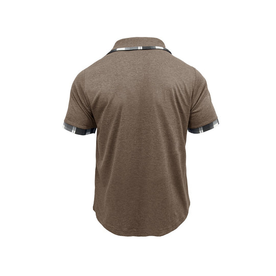 Heidi Mode | Kurzärmeliges POLO-Hemd mit kariertem Revers