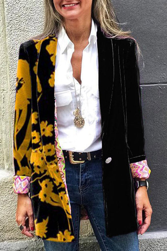 Heidi-Mode | Für Eternity Wende Retro Druck Blazer