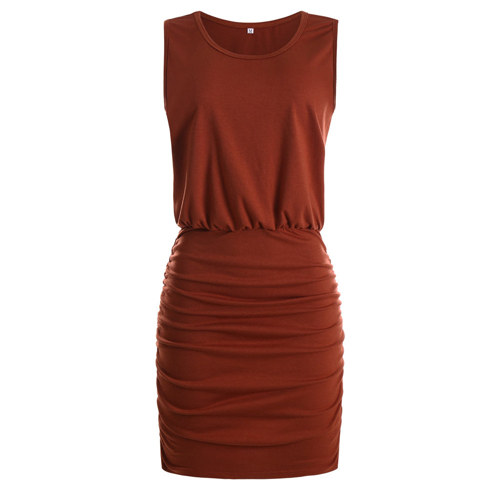 Stylisches Damen Sommer Neu Ärmelloses Westen Kleid