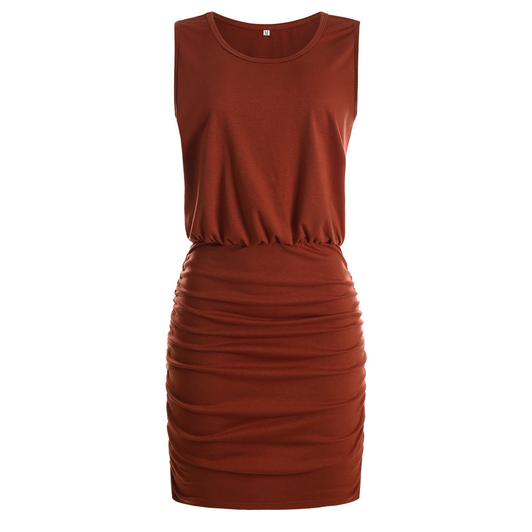 Stylisches Damen Sommer Neu Ärmelloses Westen Kleid