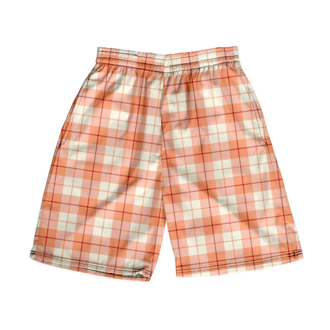 Heidi Mode | Hawaiianische karierte Shorts für Männer