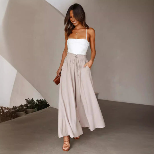 Heidi Mode | Hose mit weitem Bein und elastischer Taille