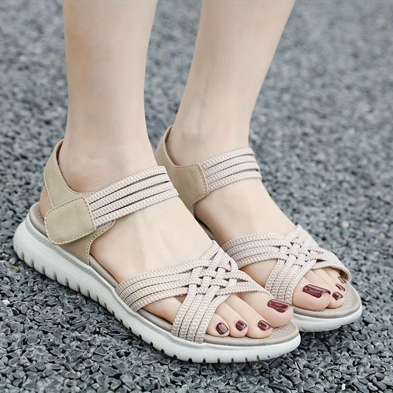Heidi-Mode | Damen Sommer Sandalen: Leicht, Rutschfest, Modisch, Offen, Komfortabel