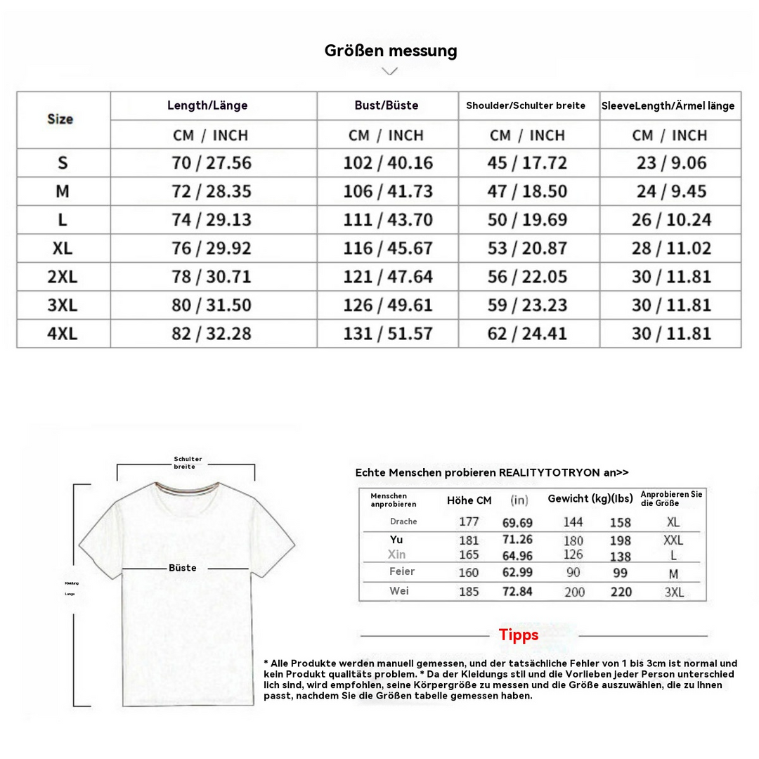 Heidi Mode | Slim Fit T-Shirt mit V-Ausschnitt