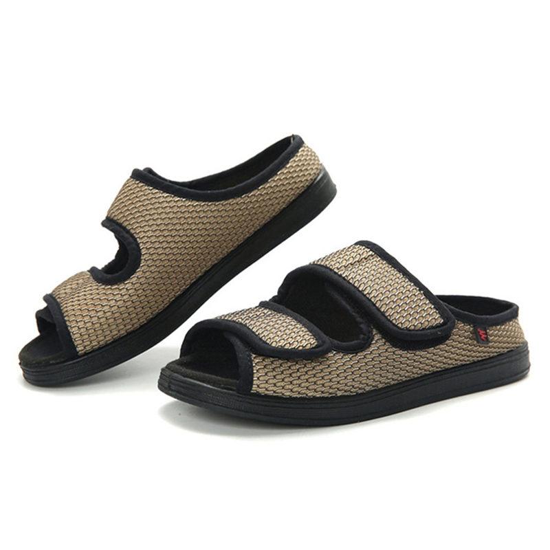 Heidi-Mode | Breite Sandalen mit Offener Zehe