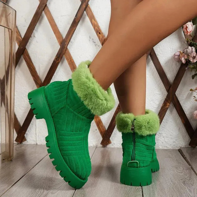 Heidi-Mode | Mode enkelboordjes van pluche