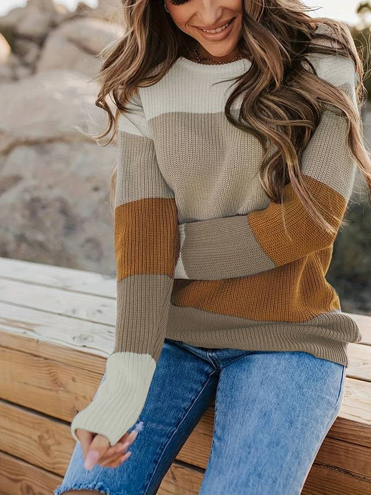 Heidi-Mode | Gestreifter Pullover