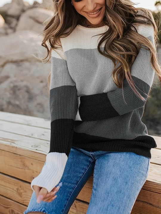 Heidi-Mode | Gestreifter Pullover